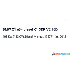 Bmw X1 del 2012