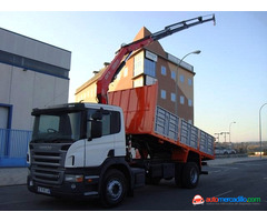 Scania P310 con Basculante y Grua del 2006